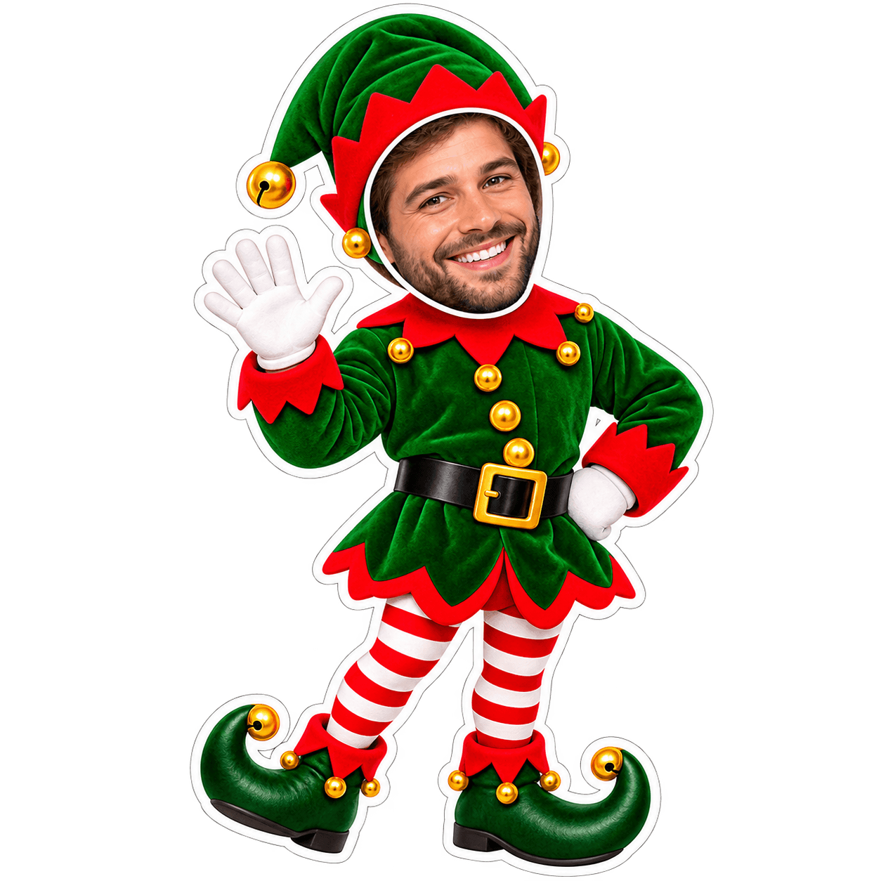 Modelo de personagem natalino: Duendes