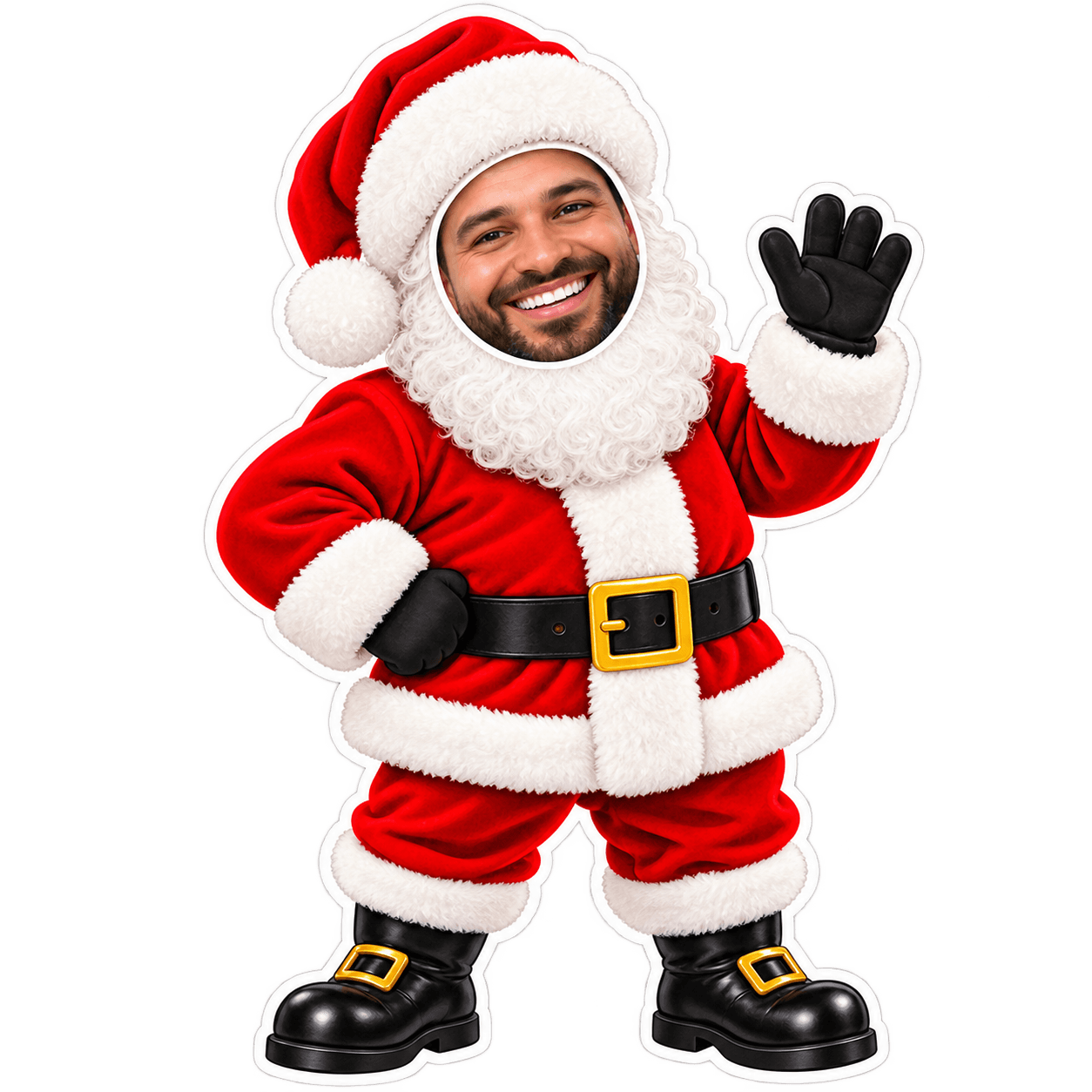 Modelo de personagem natalino: Papai Noel